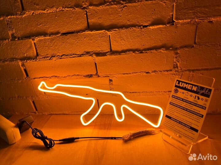 Неоновая вывеска для бизнеса