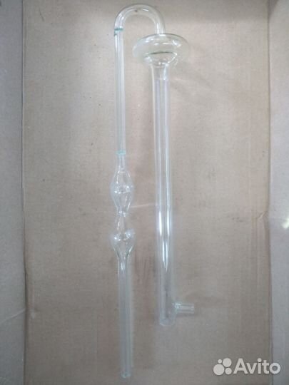 Лабораторные стеклянные трубки стаканы колбы