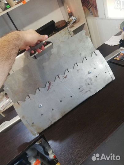 Мангал 46х30 на высоких ножках разборной