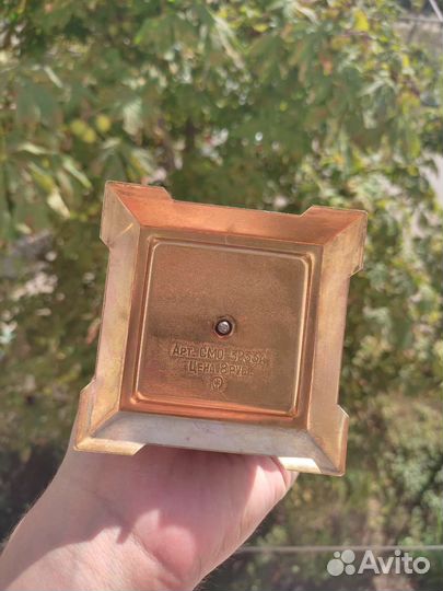 Подсвечник латунь СССР. Винтаж