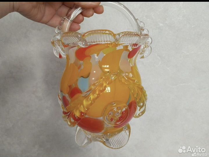 Ваза корзинка СССР