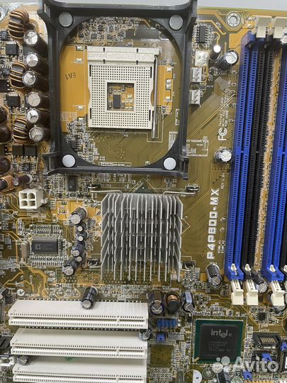 Материнская плата S-478 Asus P4P800-MX
