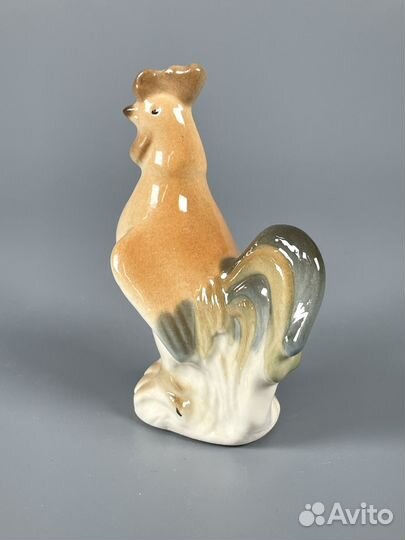 Фигурка петух лфз статуэтка фарфор СССР