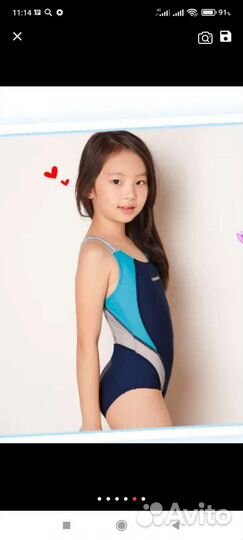 Новый купальник на 130-140 см для девочки
