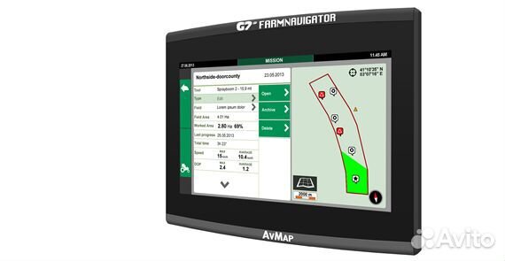 Агронавигатор Farmnavigator AvMap G7