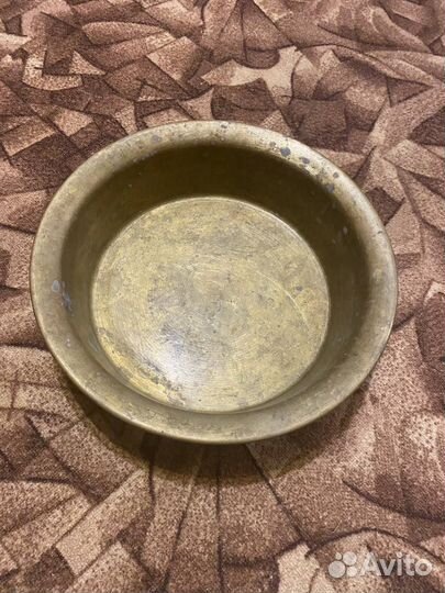 Латунный таз для варенья