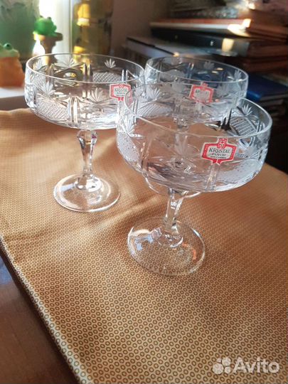 Креманки хрусталь