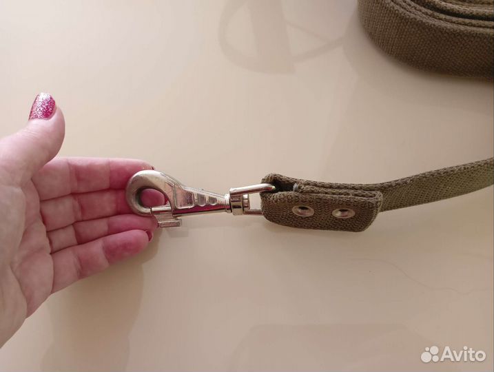 Поводок брезентовый