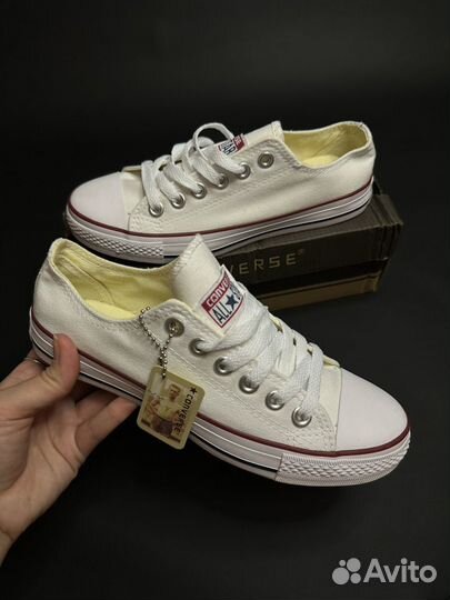 Кеды converse all star белые