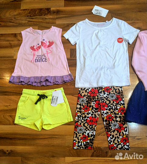 Вещи пакетом и новые вещи р116-122см