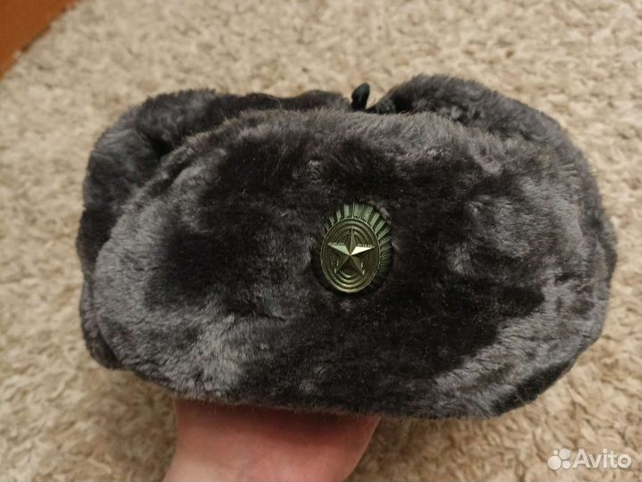 Шапка военная (офисная) ушанка