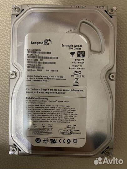 Жесткий диск для ноутбука(500 гб) и пк(2х250 гб)
