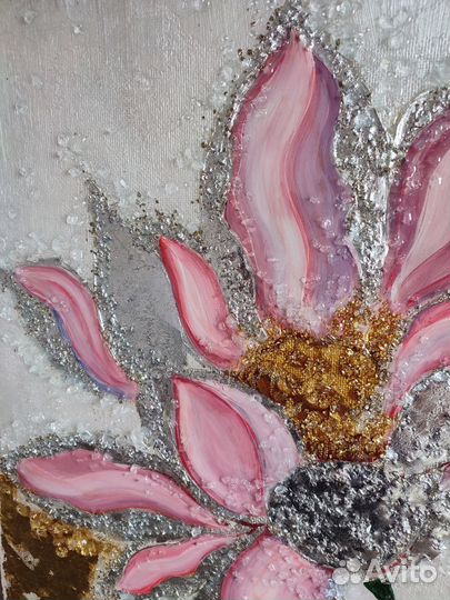 Картина. Диптих. Лотосы