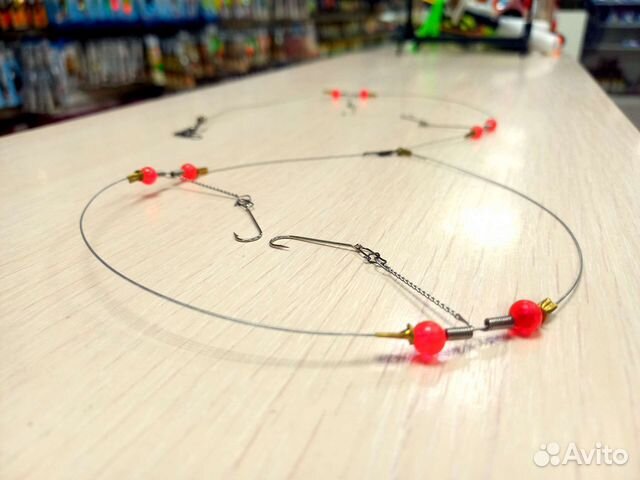 Оснастка на воблу готовая с крючками