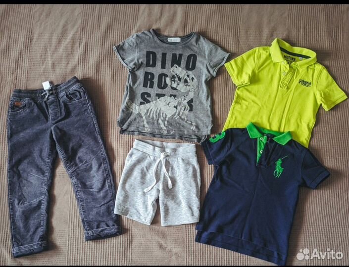 Пакет брендовой одежды на мальчика 110-116