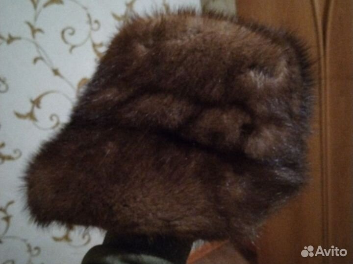 Шапка норковая женская