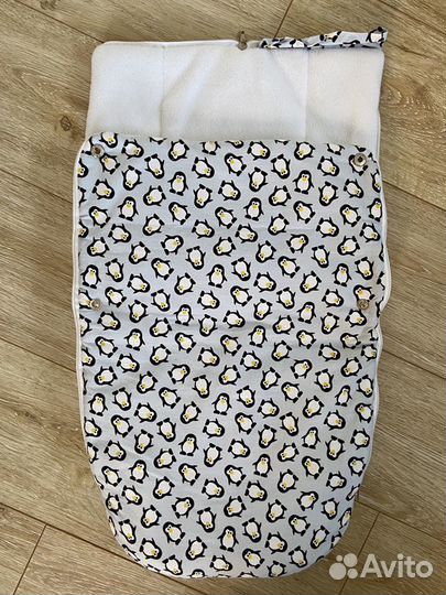 Флисовый утеплённый конверт