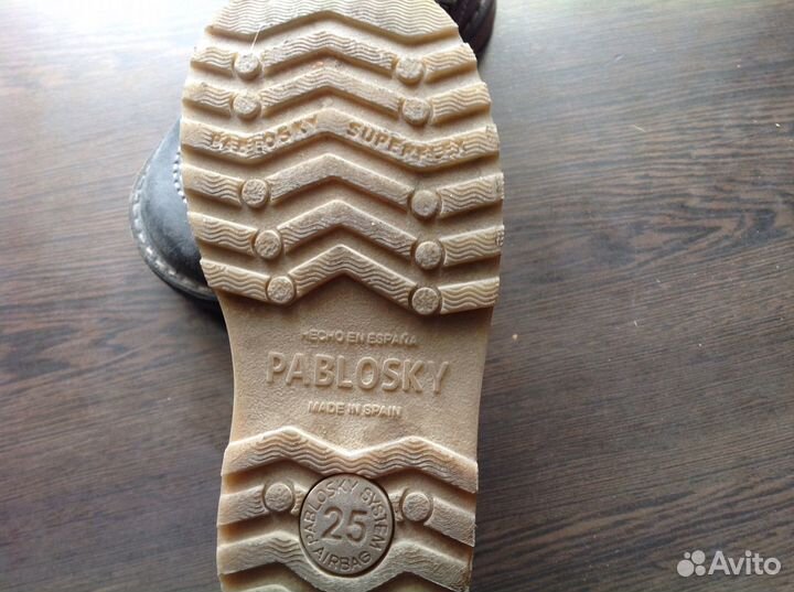 Высокие ботинки детские pablosky