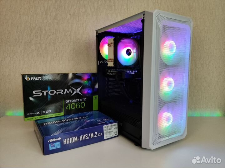 Новый пк: RTX 4060 / intel i5 12400f
