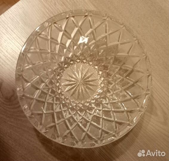 Хрустальная конфетница СССР