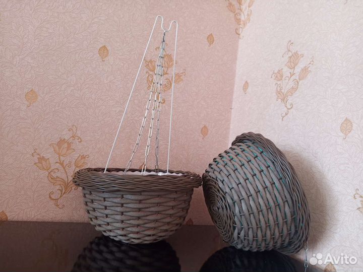 Кашпо из ротанга в наличии и под заказ