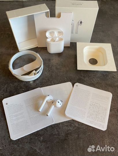 Беспроводные наушники apple airpods 2