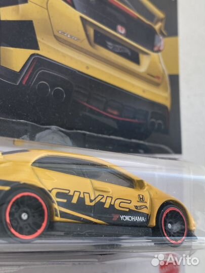 '16 honda civic type R mattel hot wheels