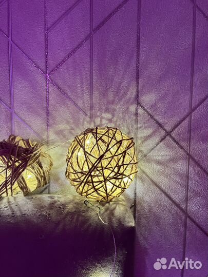 Гирлянда светодиодная самодельная