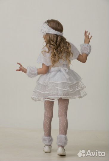 Платье снежинки