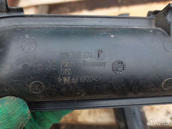 Патрубок интеркулера 03f145673f Skoda Fabia 2