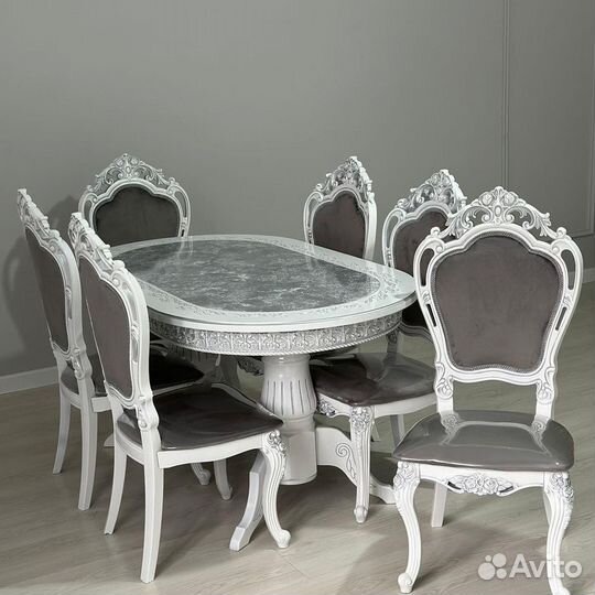 Кухонный стол и стулья/ Стол / Стулья