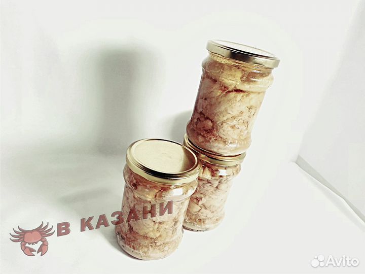 Печень трески натуральная кусочками