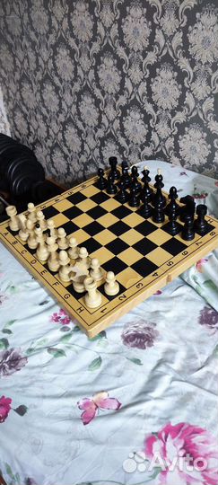 Шахматы деревянные из бука