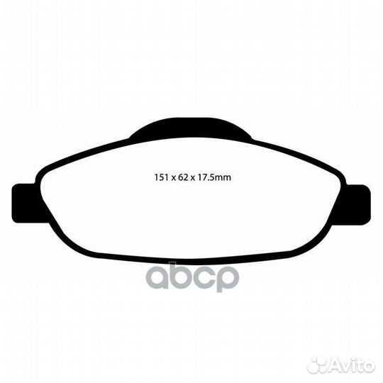 Накладки тормозные DP21978 EBC Brakes