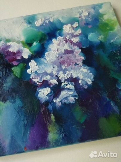 Картина маслом на холсте цветы