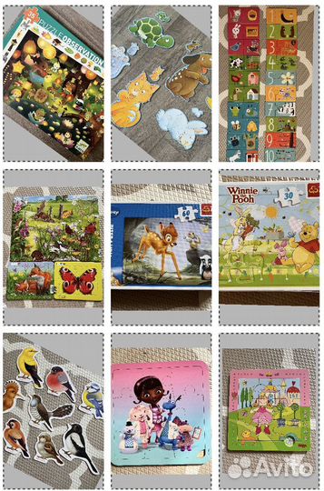 Пазлы разных фирм