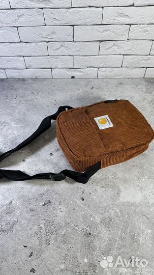 Вельветовая Барсетка