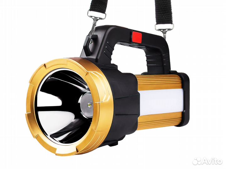 Фонарь аккумуляторный ручной кемпинговый прожектор