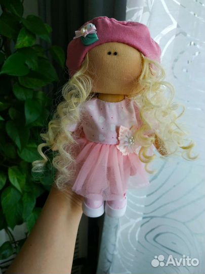 Интерьерные текстильные куколки ручной работы