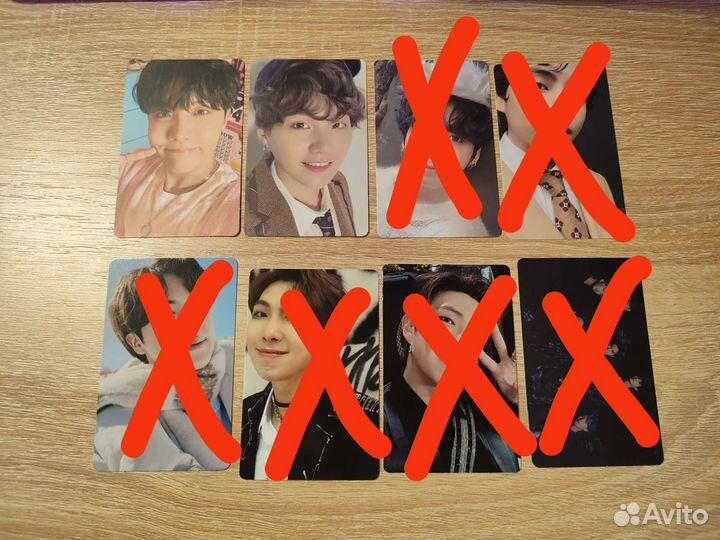 Карточки рандомки BTS