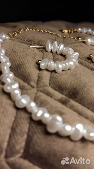 Чокер и серьги