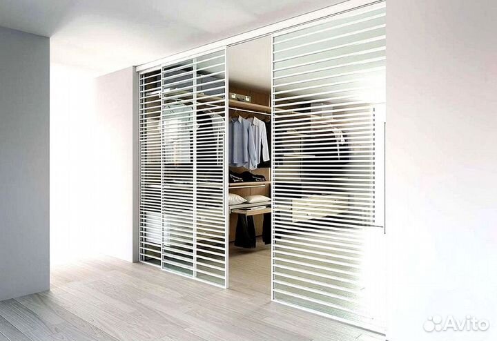 Раздвижная реечная дверь