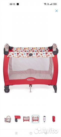 Манеж graco contour electra wild day out