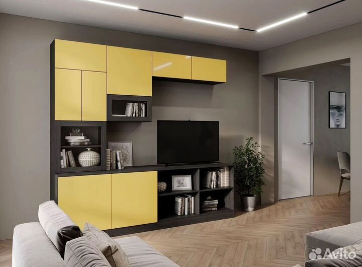 Стенка в гостиную на заказ