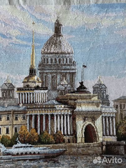Картина вышитая крестиком, Санкт-Петербург