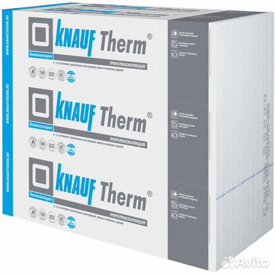 Пенополистирол Knauf Therm Стена 1000х1000х30мм