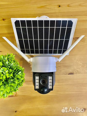 Умная 4G камера на солнечных батареях V380