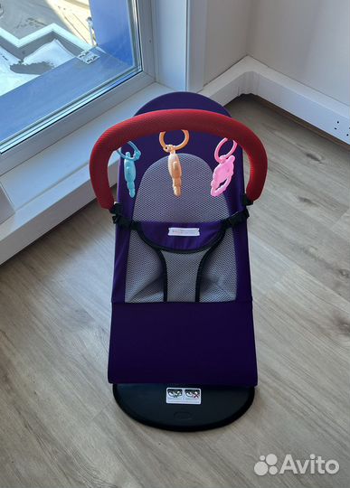 Шезлонг баунсер детский новый