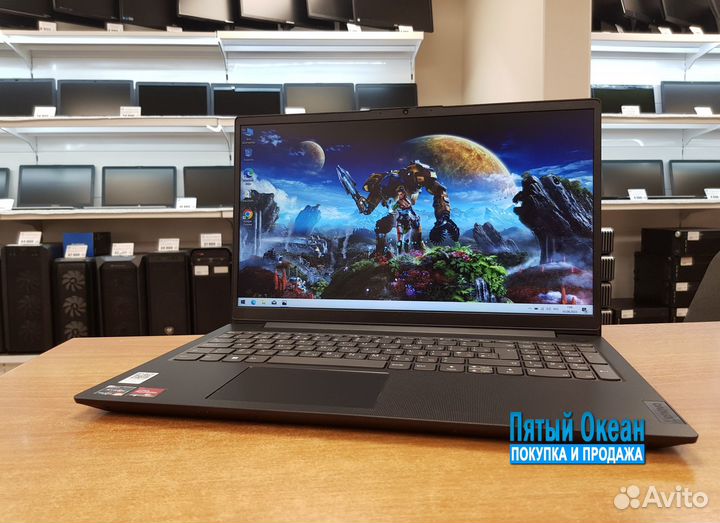 Ноутбук Lenovo FHD 15, Ryzen 5 5500U, Vega 7