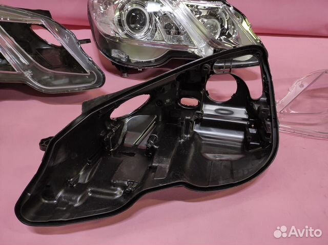 Корпус фары левый мерседес 212 дорест